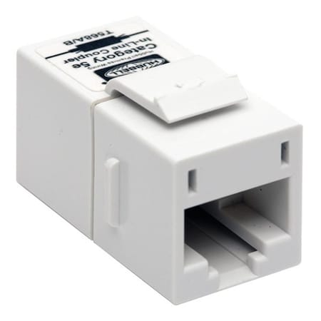 Hubbell Premise Wiring AV Connector- Inline Keystone Coupler- Category 5E- Telco Ivory SFC5ETI
